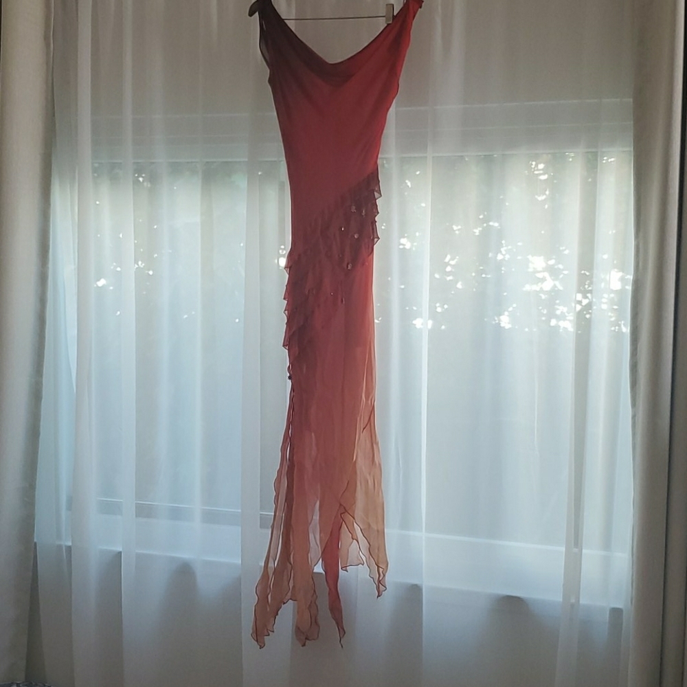 Red gown